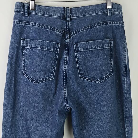 Rachel Comey SZ 8 100% Cotton Slim Legion Raw Hem Straight Leg Cropped Jeans - Picture 5 of 6